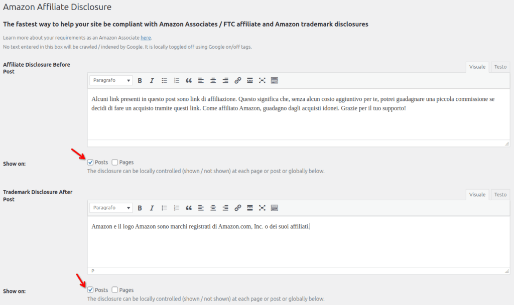 Amazon Affiliate Disclosure