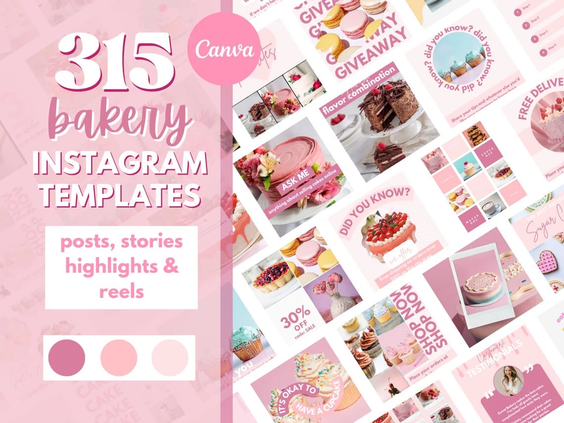 315 Bakery Social Media Templates