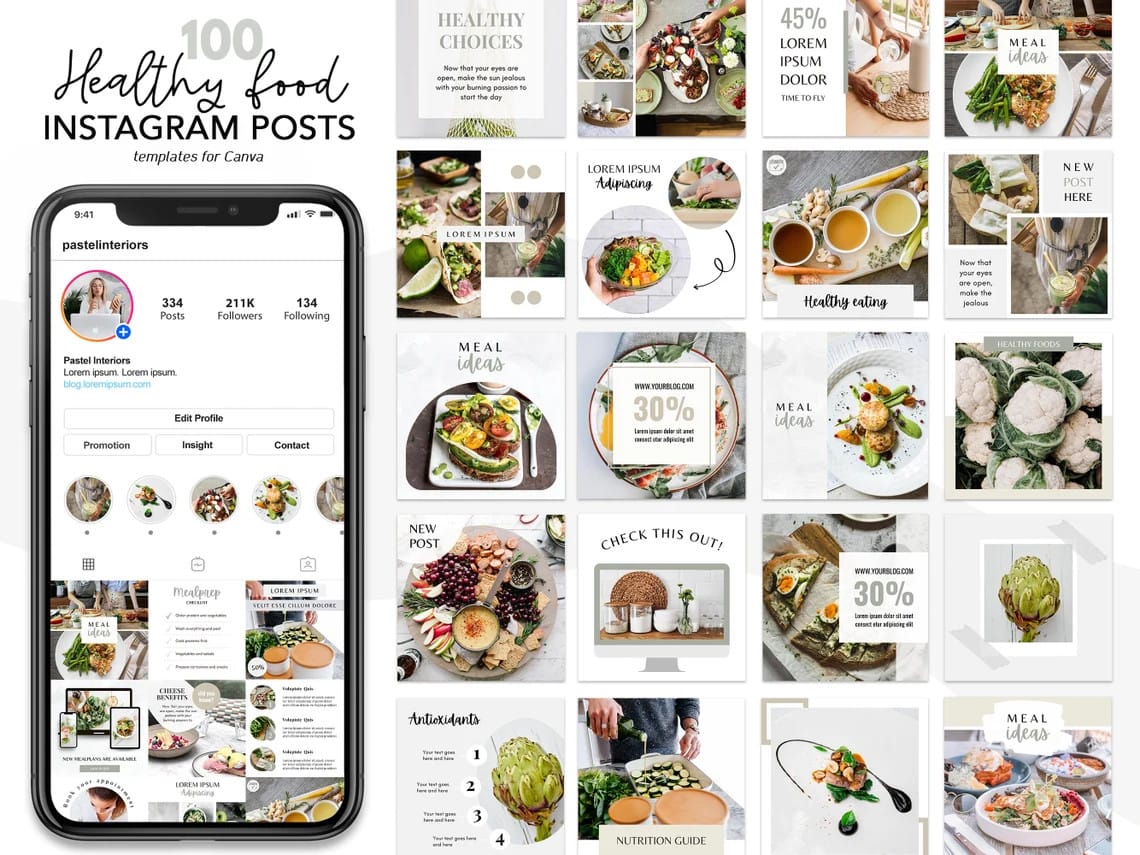 100 food instagram posts